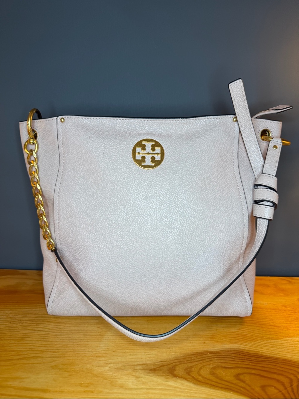 Tory Burch Carson Shoulder Bag Pink EUC